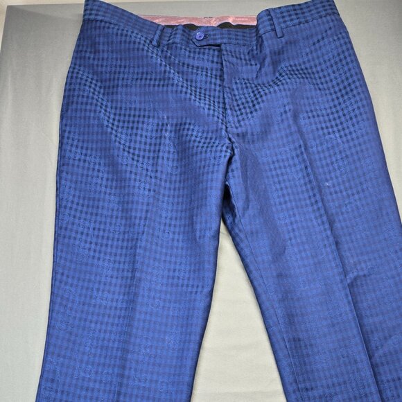 English Laundry Men’s Blue Suit – Blazer & Pants Set - Picture 14 of 14